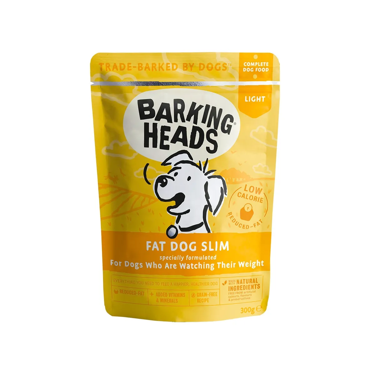 Barking Heads Fat Dog Slim влажный корм для полных собак, 300 г