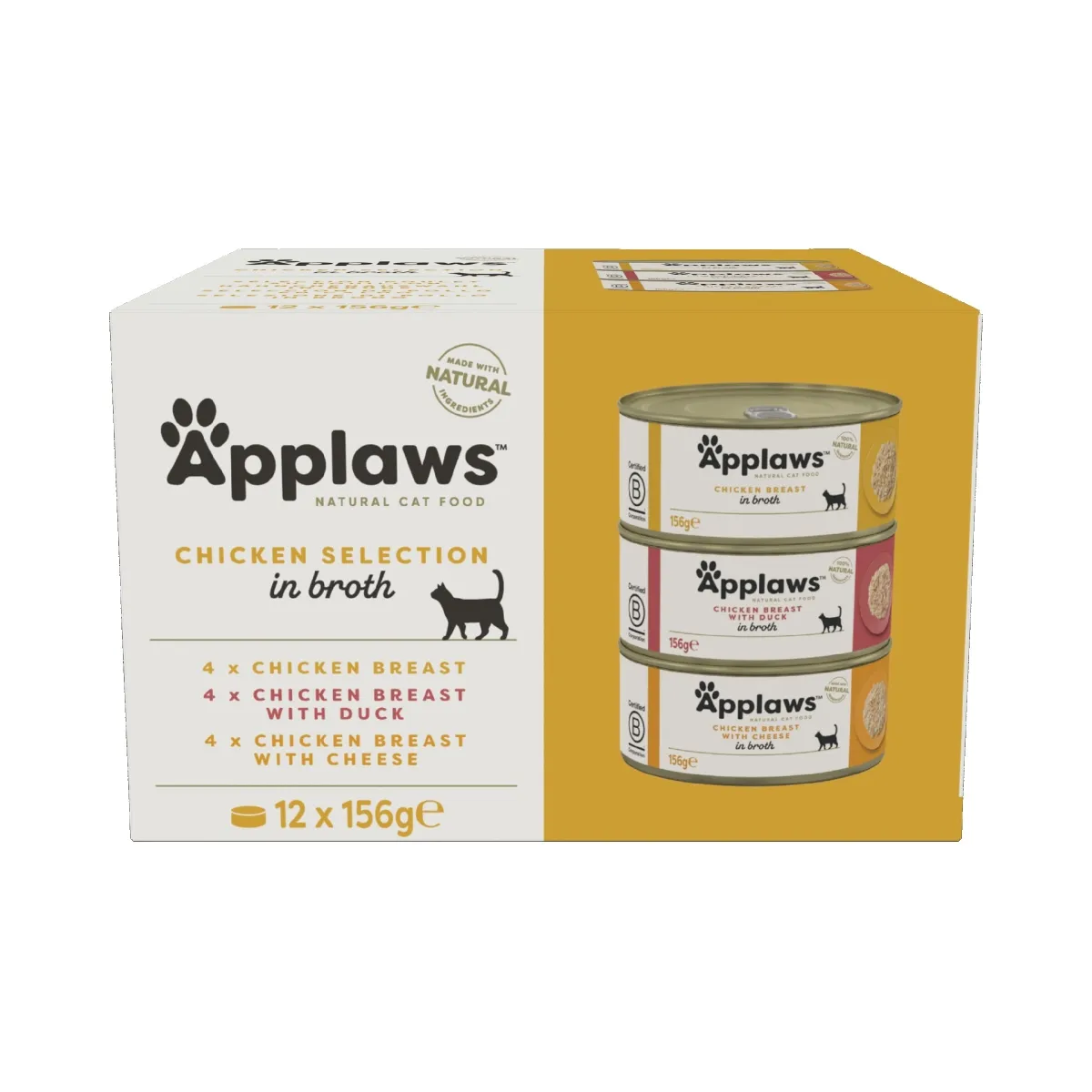 Кошачьи консервы APPLAWS ZELEES Набор 156G N13 - Изображение товара