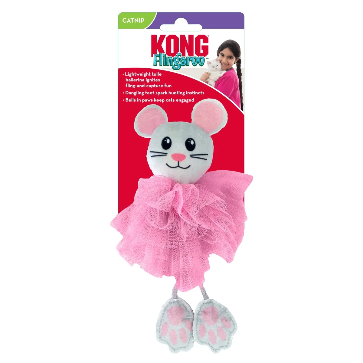 KONG FLINGAROO TUTU KASSI MÄNGUASI VÄRVIVALIK.