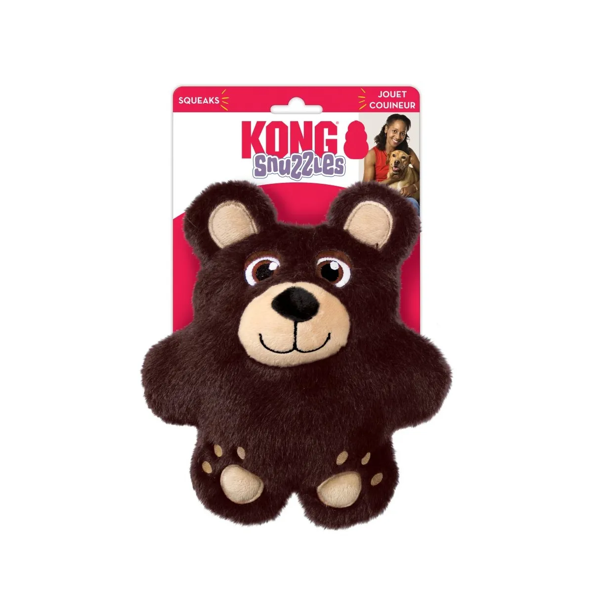 Игрушка для собаки Медвежонок Kong Snuzzles