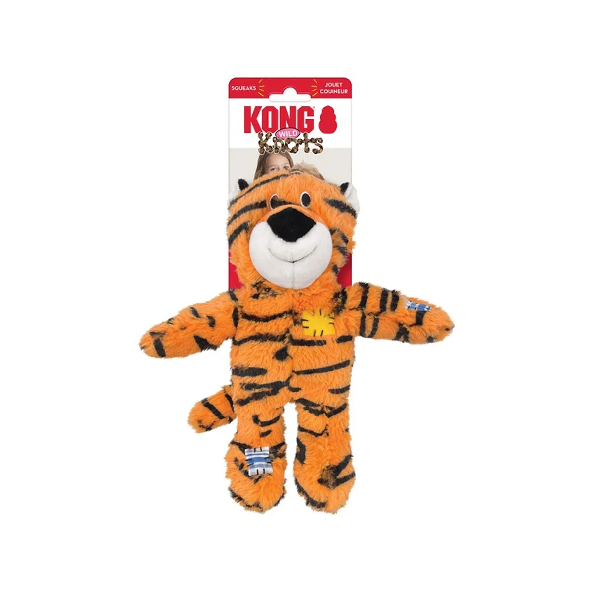 KONG WILD KNOTS TIGER KOERA MÄNGUASI M/L #