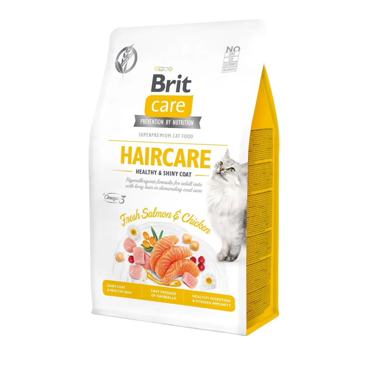 BRIT CARE KASSI TÄISSÖÖT HAIRCARE LÕHE/KANA 2KG