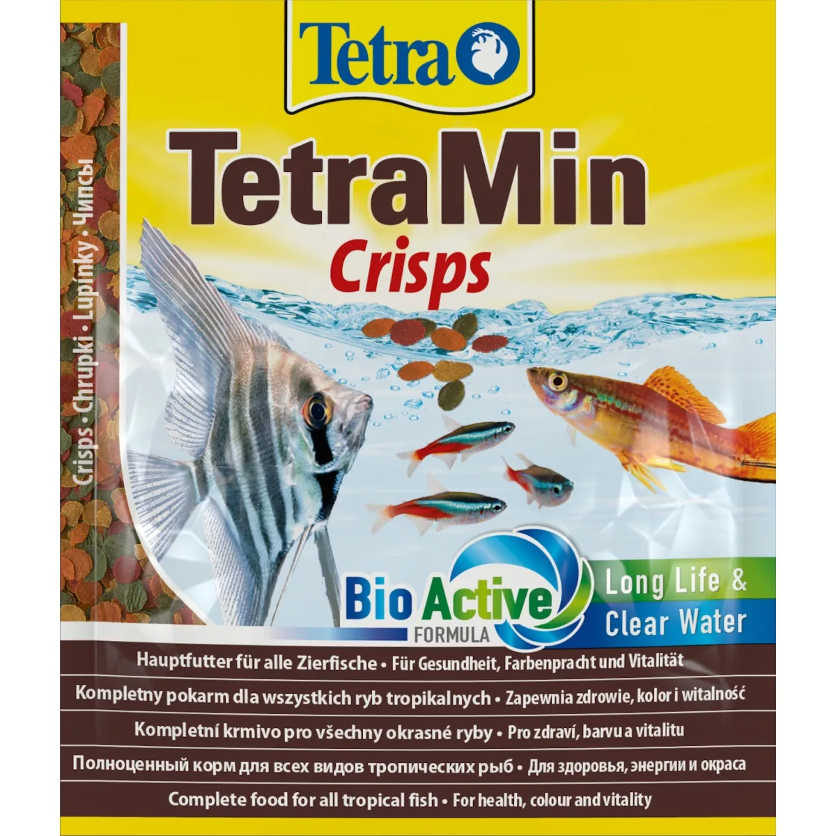 Tetra Tetramin корм для рыб, чипсы, 12г - Изображение товара