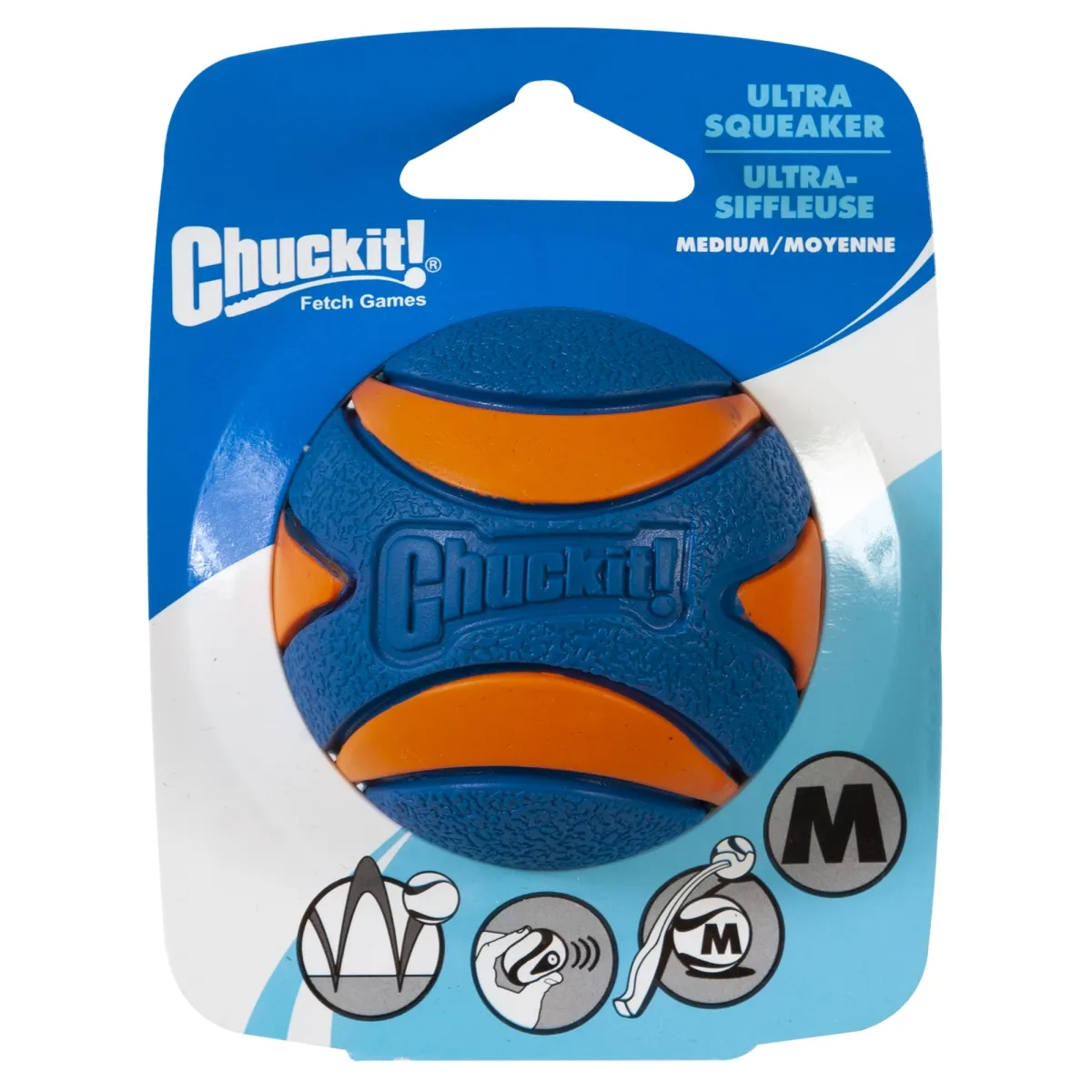 Chuckit Ultra игрушка для собак , мяч с пищалкой, М