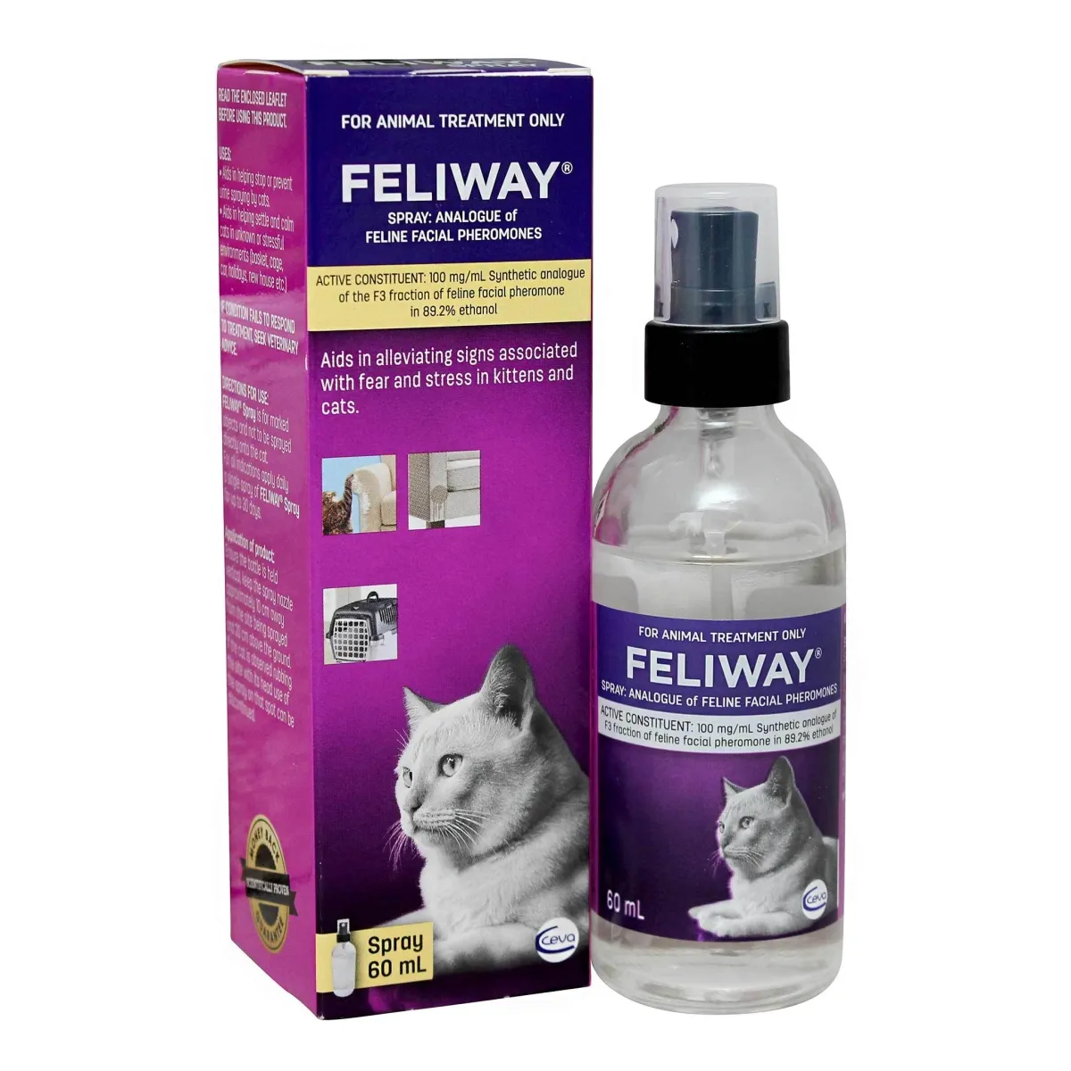 Feliway спрей для кошек с ферромонами, 60 мл - Изображение товара