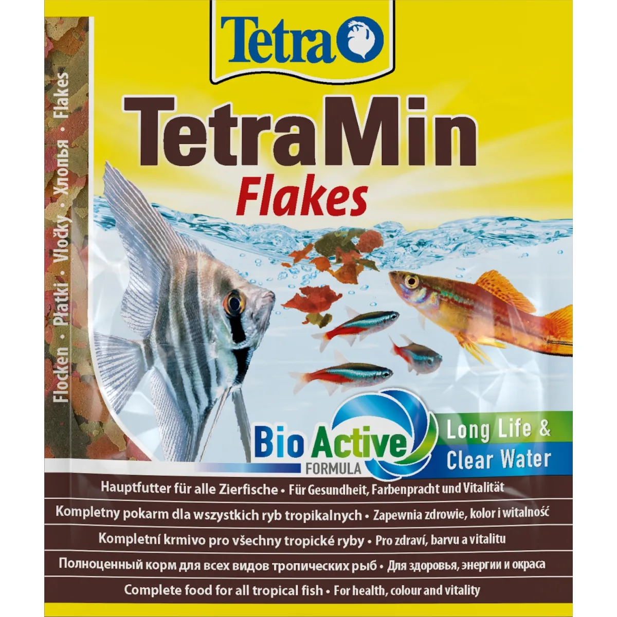 Tetra Tetramin корм для рыб, хлопья,12г - Изображение товара