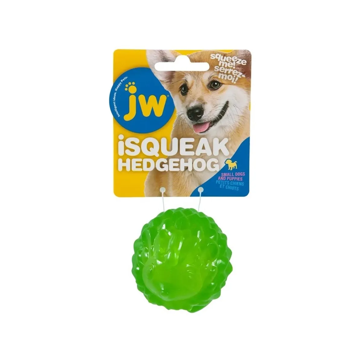 Игрушка для собак мячик JW Hedgehog Squeaky, S