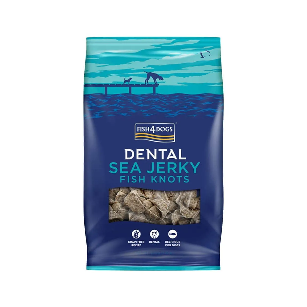 Fish4Dogs Sea Jerky Fish Bones лакомство для собак, 500 г