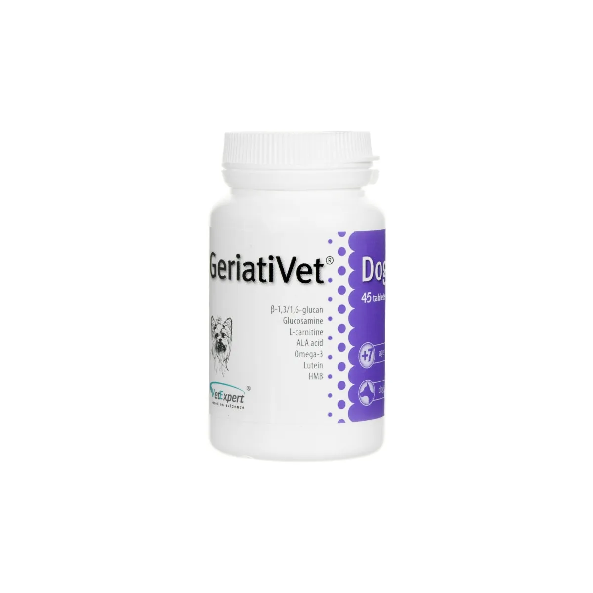 VETEXPERT GERIATIVET DOG TBL SMALL BREED N45