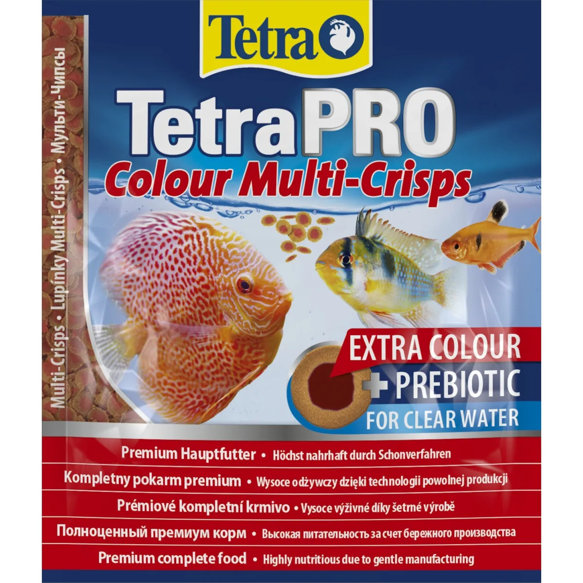 Tetra Tetrapro Colour Multi корм для рыб, чипсы, 12г - Изображение товара