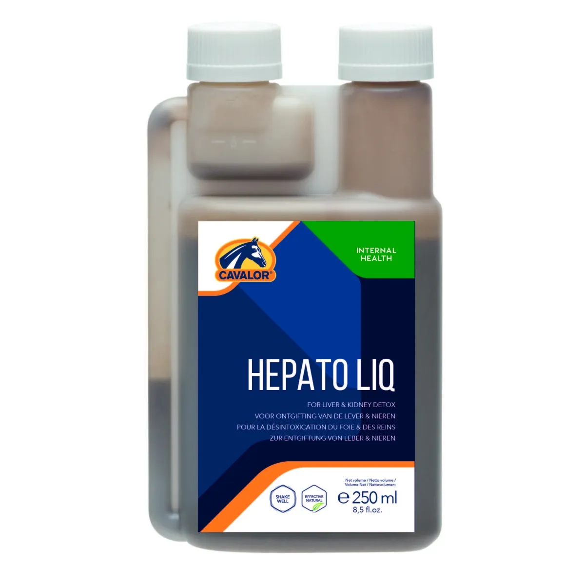 Cavalor Hepato Liq пищевая добавка для лошадей, 250 ml - Изображение товара