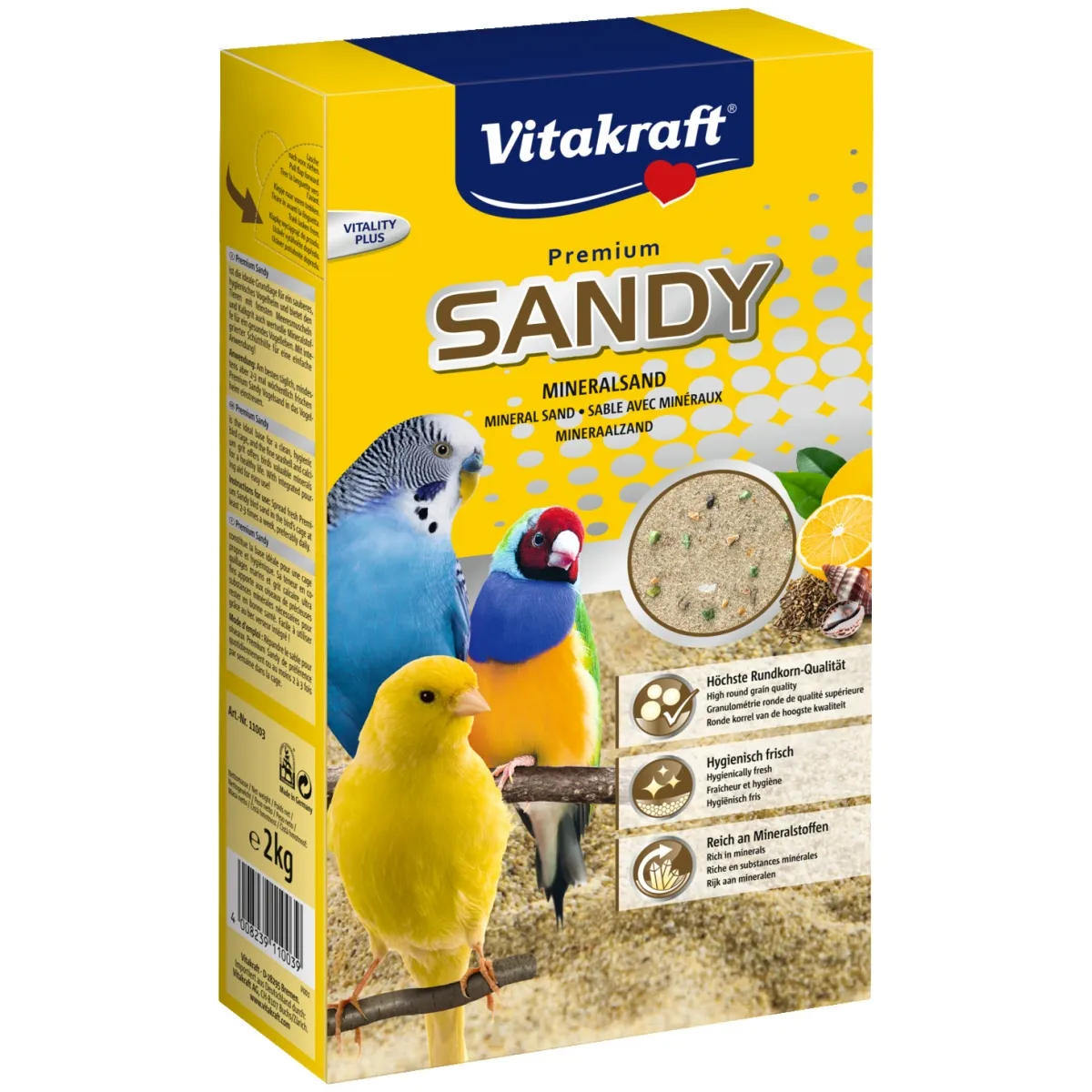 Vitakraft Vita Sandy песок для птиц, 2 кг