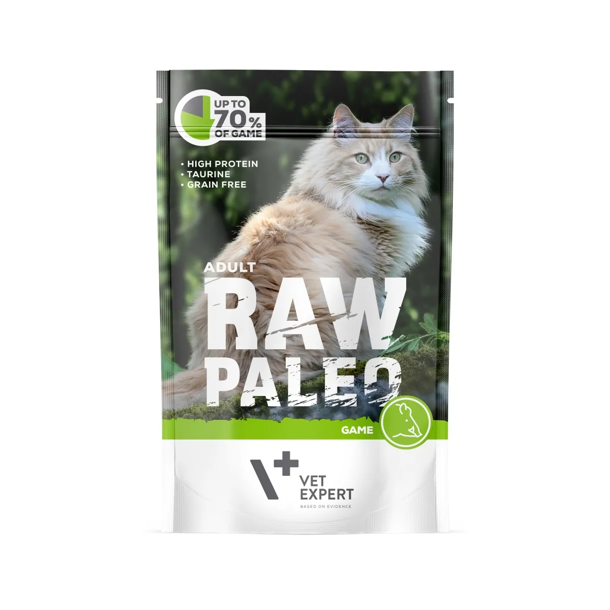 RAW PALEO Влажный корм Raw для кошек с дичью, 100г - Изображение товара