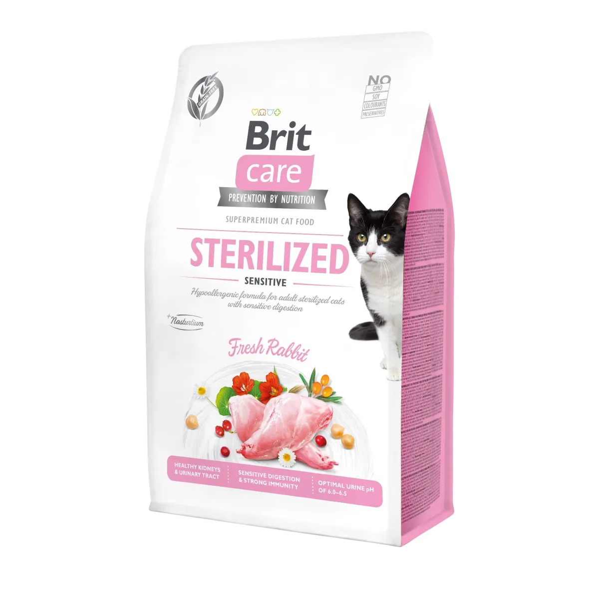 BRIT CARE KASSI TÄISSÖÖT STERILIZED SENSITIVE JÄNES 400G