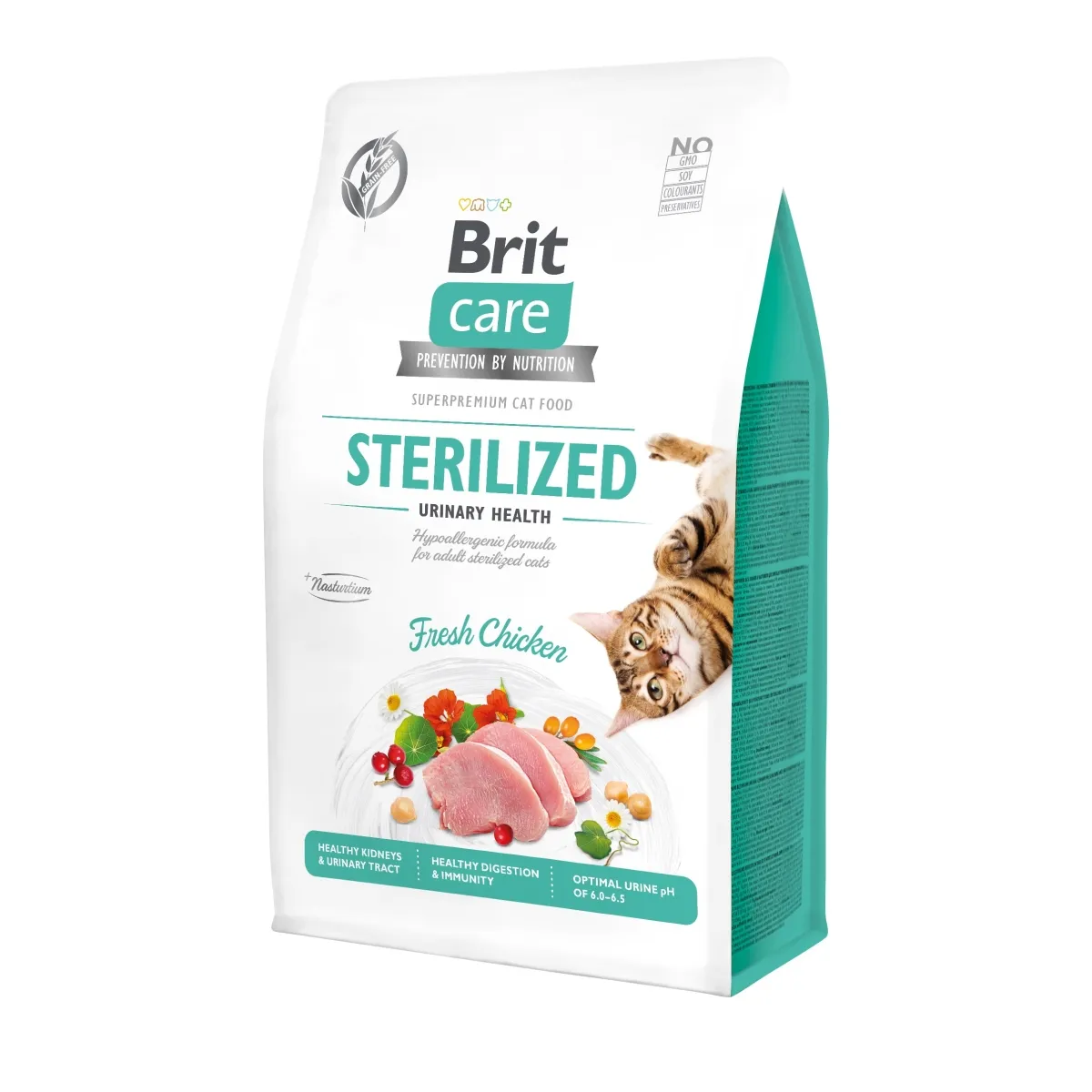 BRIT CARE KASSI TÄISSÖÖT STERILIZED URINARY HEALTH 2KG