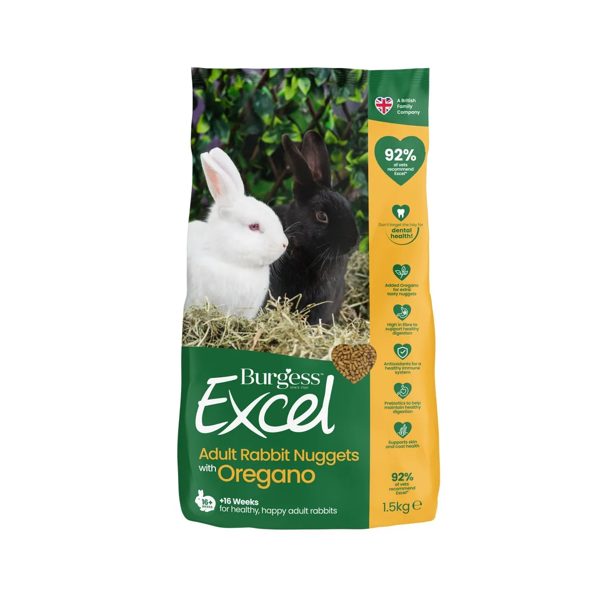 BURGESS EXCEL KÜÜLIKU TÄISSÖÖT OREGANO 1,5KG