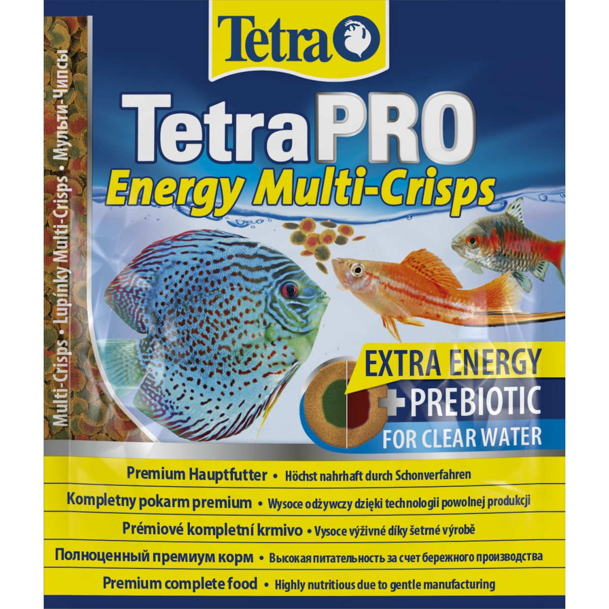 Tetra Tetrapro Energy Multi корм для рыб, чипсы, 12г - Изображение товара