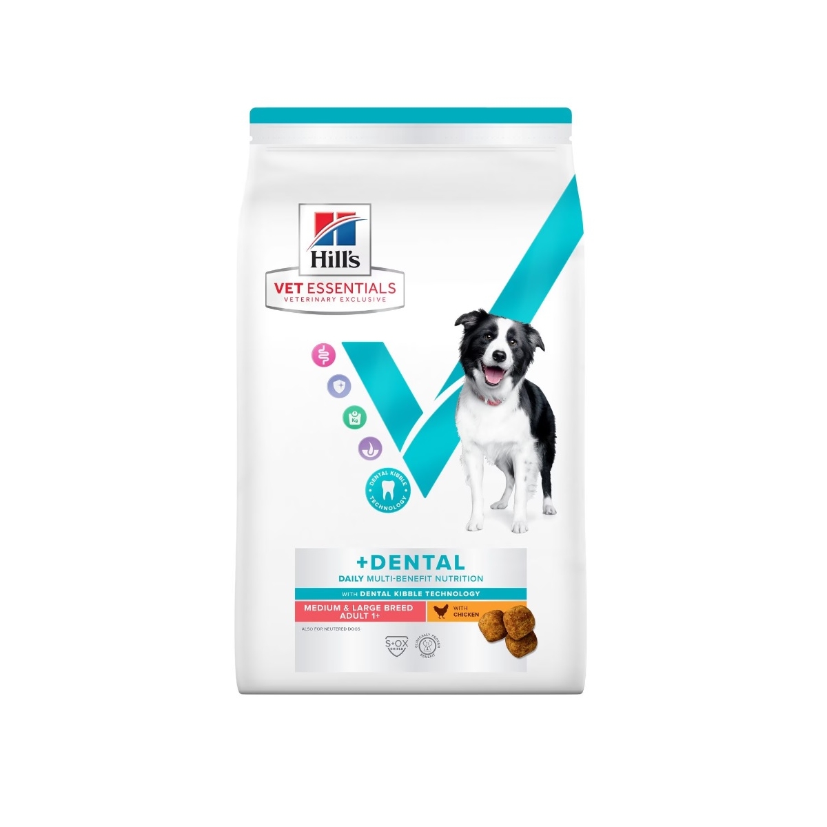 HILLS VE KOERA TÄISSÖÖT MB MEDIUM/LARGE+DENTAL KANA 10KG - Изображение товара