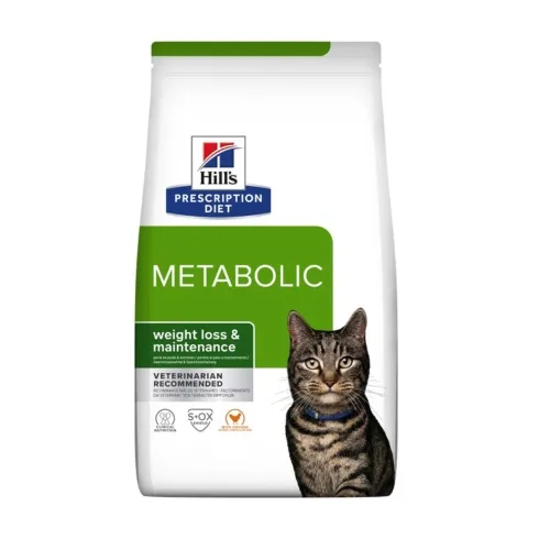 Hills PD Metabolic Feline Adult - сухой корм для кошек, курица, 1,5 кг