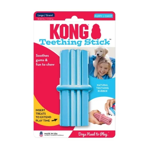 Kong Teething Stick игрушка для щенков, резиновая палка, L