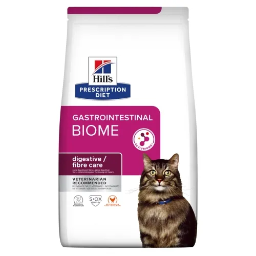 HILLS PD KASSI TÄISSÖÖT I/D GI BIOME FIBRE 3KG