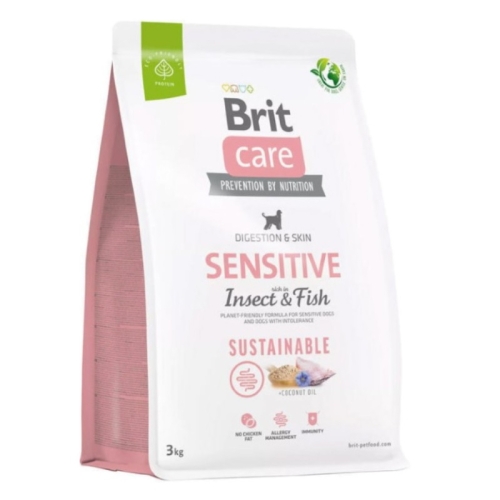 BRIT CARE KOERA TÄISSÖÖT SENSITIVE INSECT/FISH 3KG