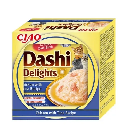 CHURU KASSI TÄIENDSÖÖT DASHI DELIGHTS KANA/TUUNIKALA 70G N1 #