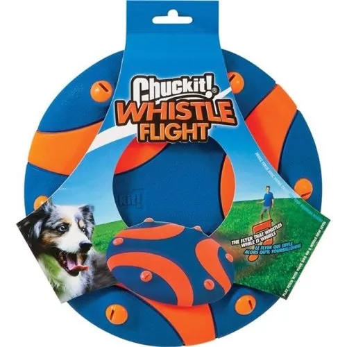 Летающая тарелка Chuckit Whistle Flight, игрушка для собак