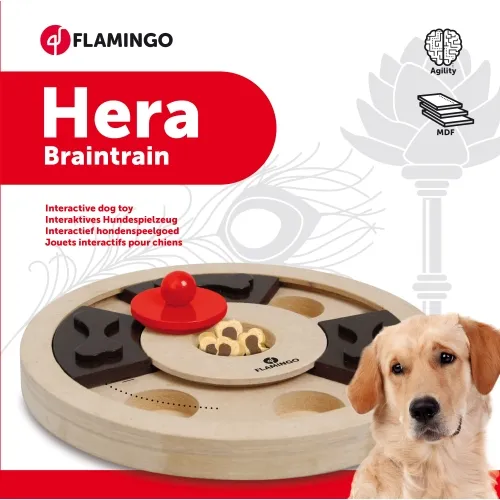 Flamingo Hera интерактивная игрушка для собак, 25 см