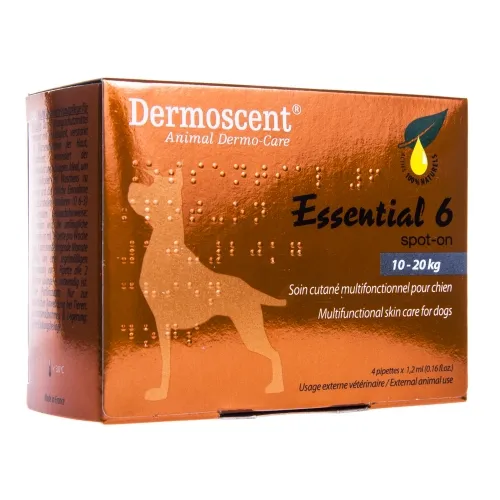 DERMOSCENT ESSENTIAL6 SPOT-ON DOG 10-20KG 1,2ML N4