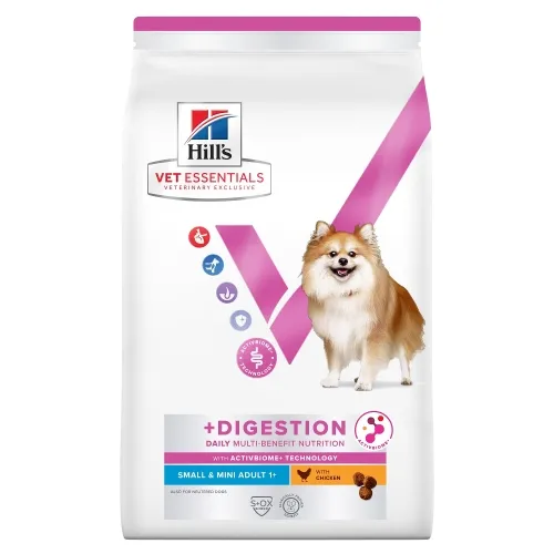 HILLS VE KOERA TÄISSÖÖT MB SMALL&MINI+DIGESTION KANA 2KG