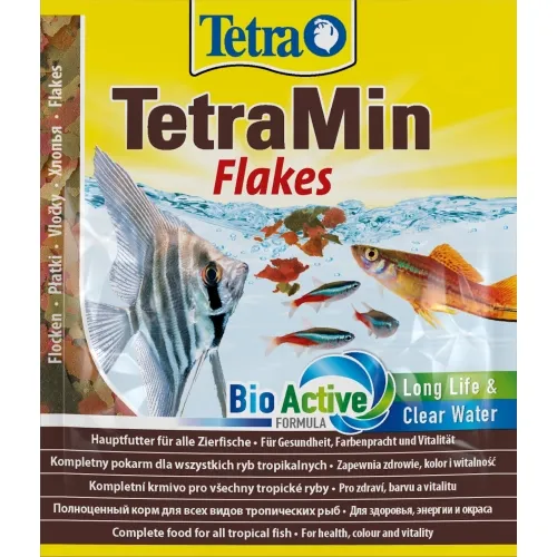 Tetra Tetramin корм для рыб, хлопья,12г