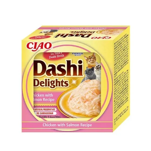 CHURU KASSI TÄIENDSÖÖT DASHI DELIGHTS KANA/LÕHE 70G N1 #