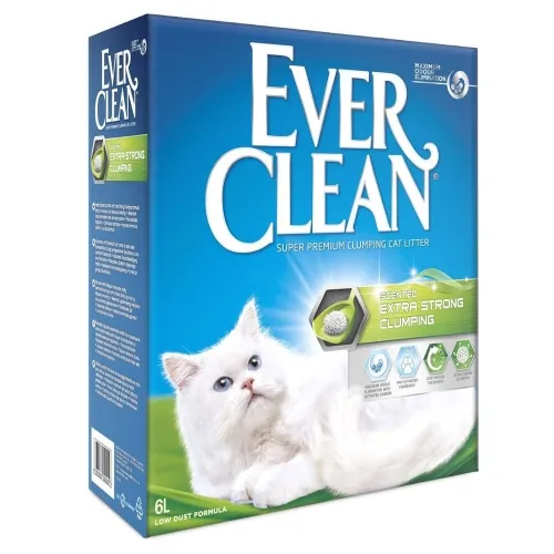 Ароматизированный наполнитель для кошачьего туалета Ever Clean Extra Strong 6 кг