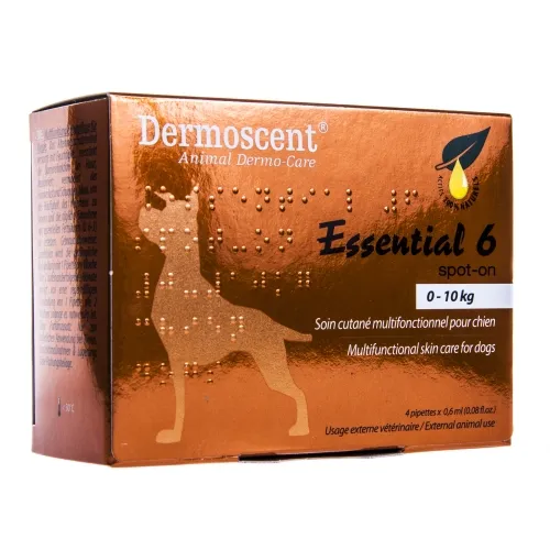 DERMOSCENT ESSENTIAL6 SPOT-ON DOG 0-10KG 0,6ML N4