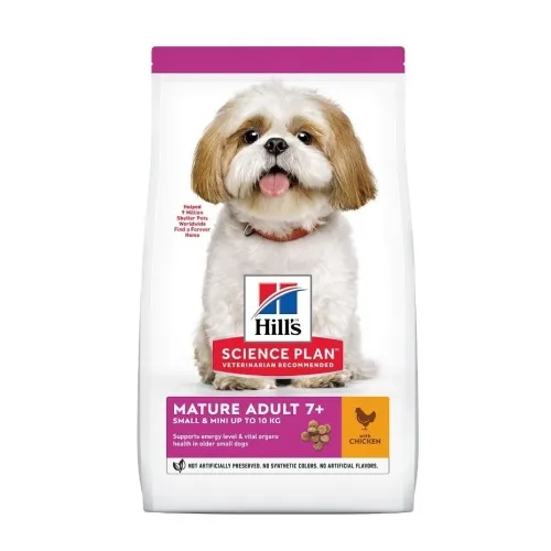 Hills Canine Mini Mature 7+ - сухой корм для собак, курица, 3 кг