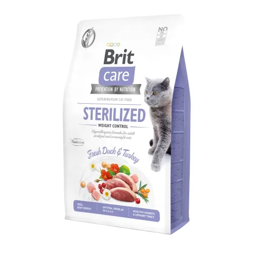 BRIT CARE KASSI TÄISSÖÖT STERILIZED WEIGHT CONTROL 400G