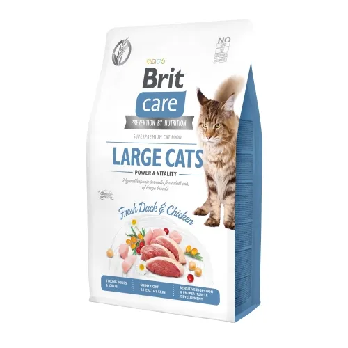 BRIT CARE KASSI TÄISSÖÖT LARGE CATS PART/KANA 400G