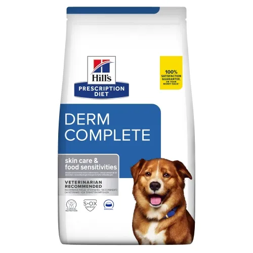 HILLS PD KOERA TÄISSÖÖT DERM COMPLETE 4KG