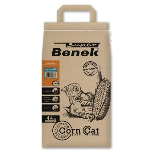 Certech Super Benek кошачий наполнитель, кукуруза, океанский воздух,7л