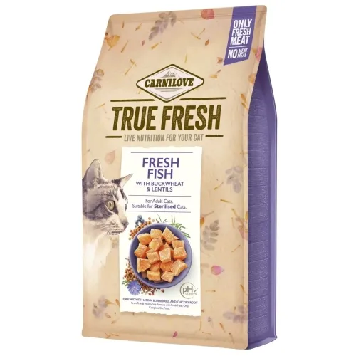 CARNILOVE TRUE FRESH KASSI TÄISSÖÖT KALA 1,8KG