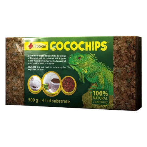 TROPICAL REPTIILIDE ALLAPANU COCOCHIPS 500G