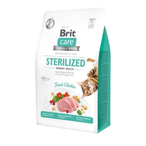 BRIT CARE KASSI TÄISSÖÖT STERILIZED URINARY HEALTH 400G