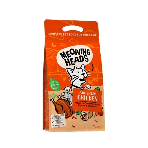 Meowing Heads Paw Lickin Chicken корм для кошек, 1,5 кг