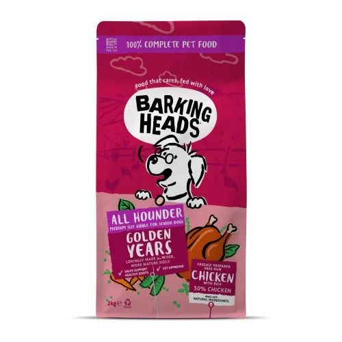 Barking Heads Golden Years сухой корм для собак, 2 кг