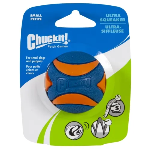 Chuckit Ultra игрушка для собак , мяч с пищалкой, S