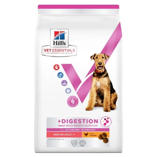 HILLS VE KOERA TÄISSÖÖT MB MEDIUM+DIGESTION KANA 2KG