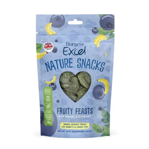 BURGESS EXCEL VÄIKELOOMA MAIUS FRUITY FEASTS 60G