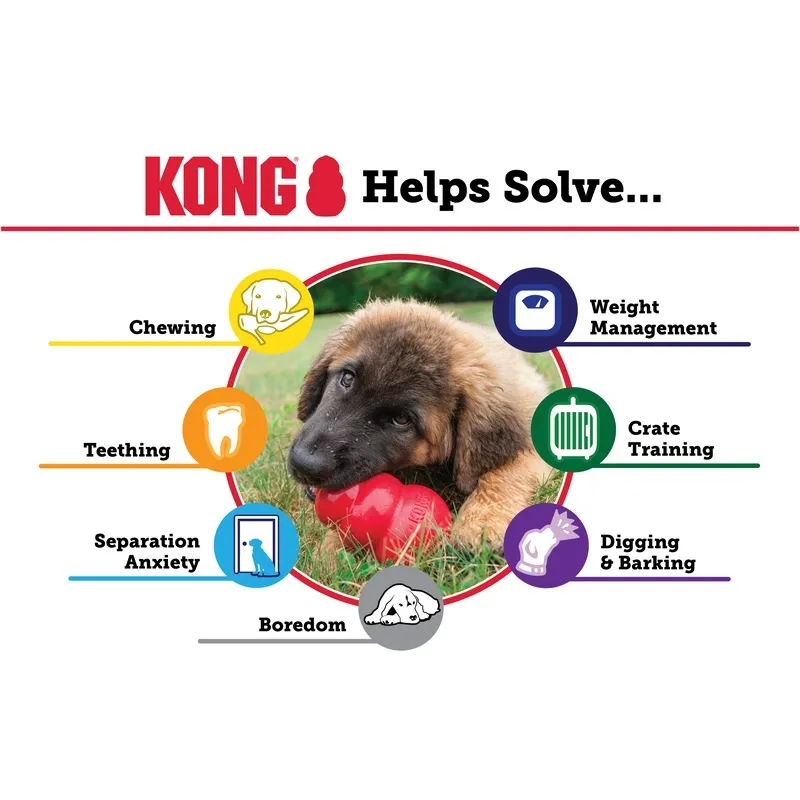 Kong Puppy игрушка для щенков, резиновая, наполняемая, S